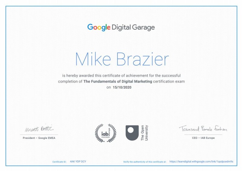 Khóa học Fundamentals of Digital Marketing của Google Digital Garage