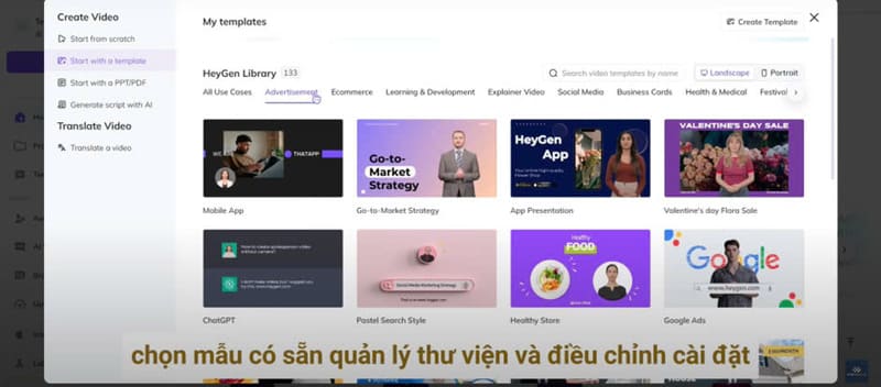 Khám phá giao diện