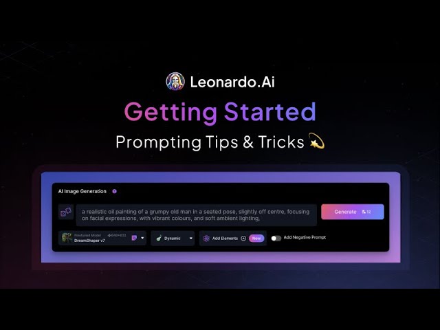 Cách sử dụng Leonardo tạo hình ảnh trong 5s