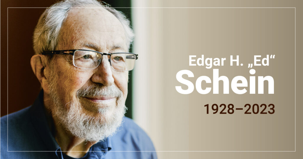 Edgar Schein, giáo sư tại MIT, một trong những người tiên phong trong việc phát triển văn hóa doanh nghiệp Edgar Schein người tiên phong phát triển văn hóa doanh nghiệp