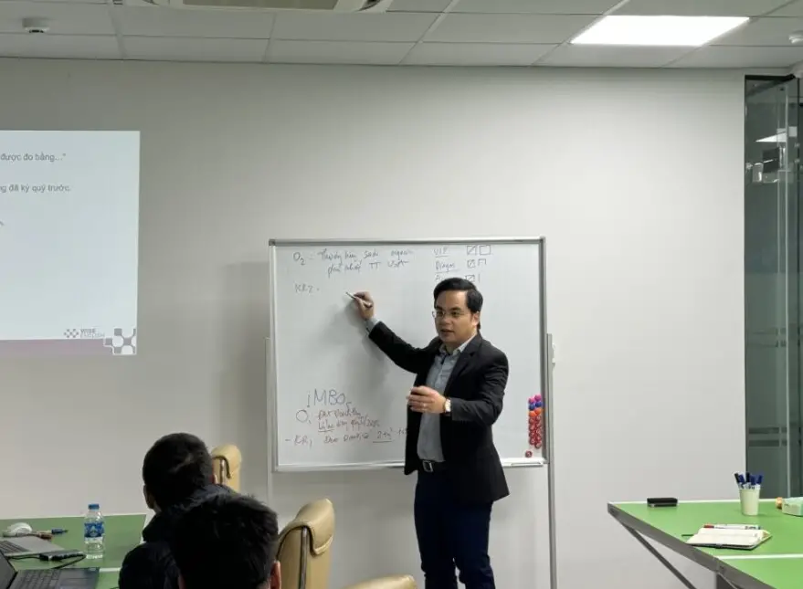 Lớp học quản trị tài chính của thầy Lưu Minh Hiển