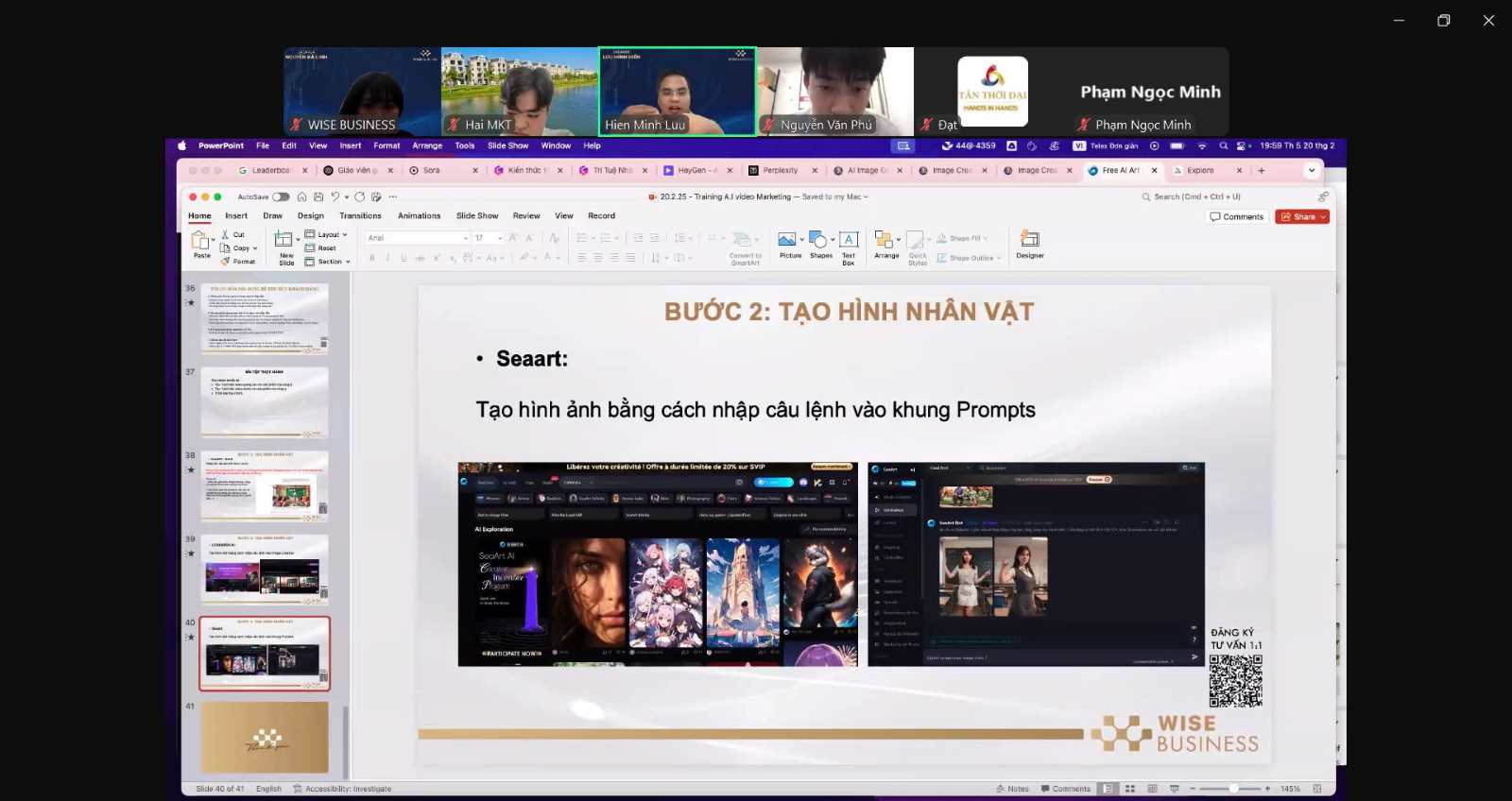 Nội dung chương trình: Ứng dụng AI vào sản xuất video marketing chuyên nghiệp