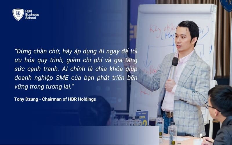 Khoá học AI tại Trường Doanh nhân HBR
