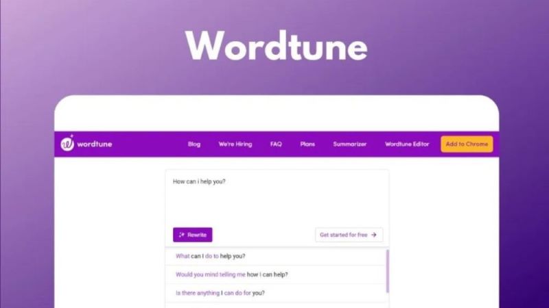 AI viết content Wordtune