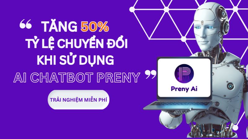 Chatbot AI chăm sóc khách hàng - Preny