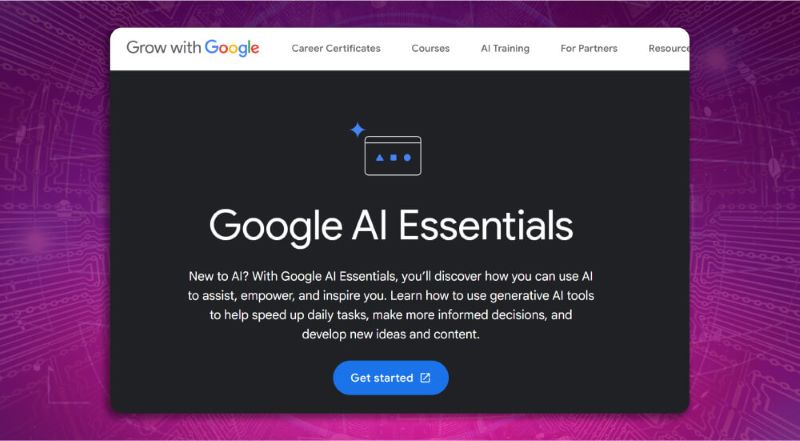 hoc ai online mien phi cua google