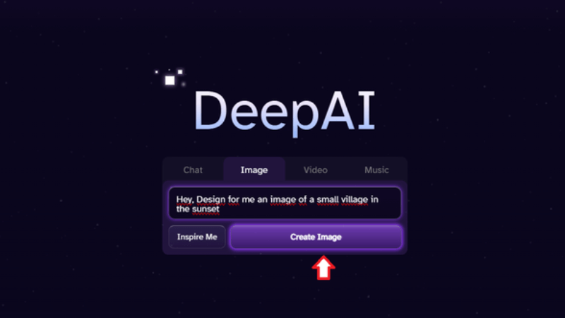 Công cụ thiết kế hình ảnh bằng AI - DeepAI