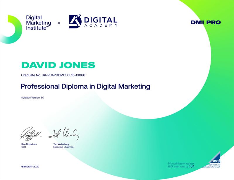 Khóa học Digital Marketing online có chứng chỉ DMI PRO