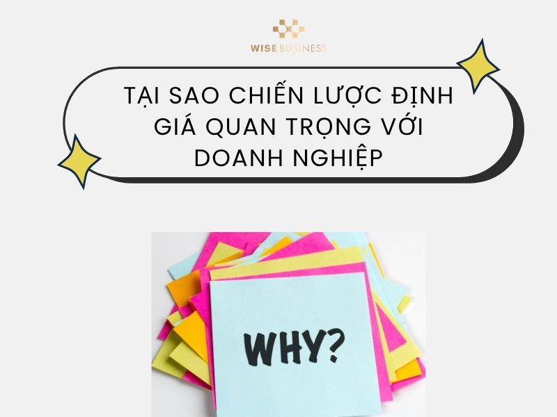 Tại sao chiến lược giá quan trọng với doanh nghiệp