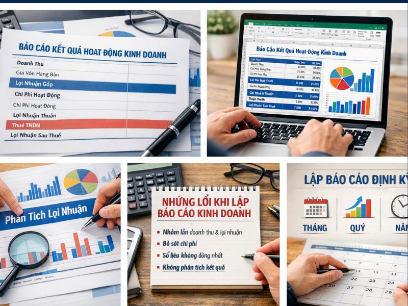 MẪU BÁO CÁO KẾT QUẢ HOẠT ĐỘNG KINH DOANH CHUẨN DỄ ÁP DỤNG CHO DOANH NGHIỆP