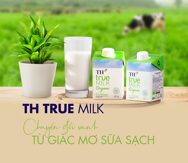Ví dụ về marketing mix của TH True Milk