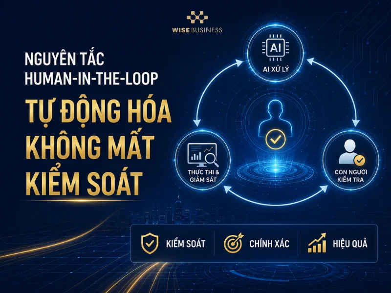 5. Nguyên Tắc Human-in-the-loop: Tự Động Hóa Không Mất Kiểm Soát