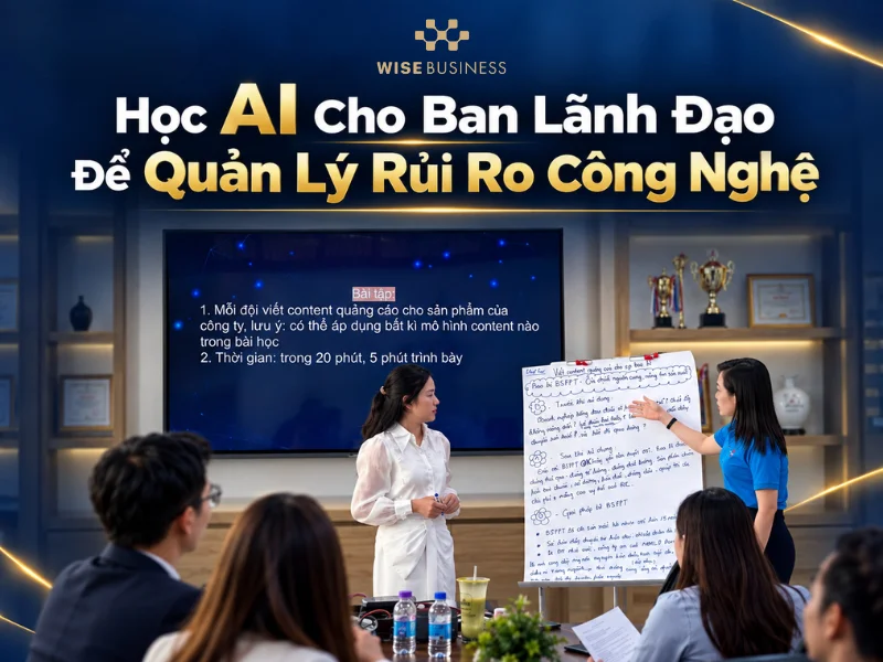 Học AI Cho Ban Lãnh Đạo Để Quản Lý Rủi Ro Công Nghệ Chủ Động
