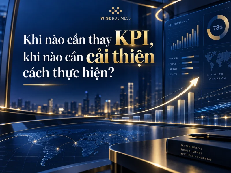 Khi nào cần thay KPI, khi nào cần cải thiện cách thực hiện?