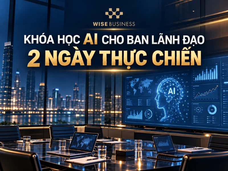 Khóa Học AI Cho Ban Lãnh Đạo 2 Ngày Thực Chiến
