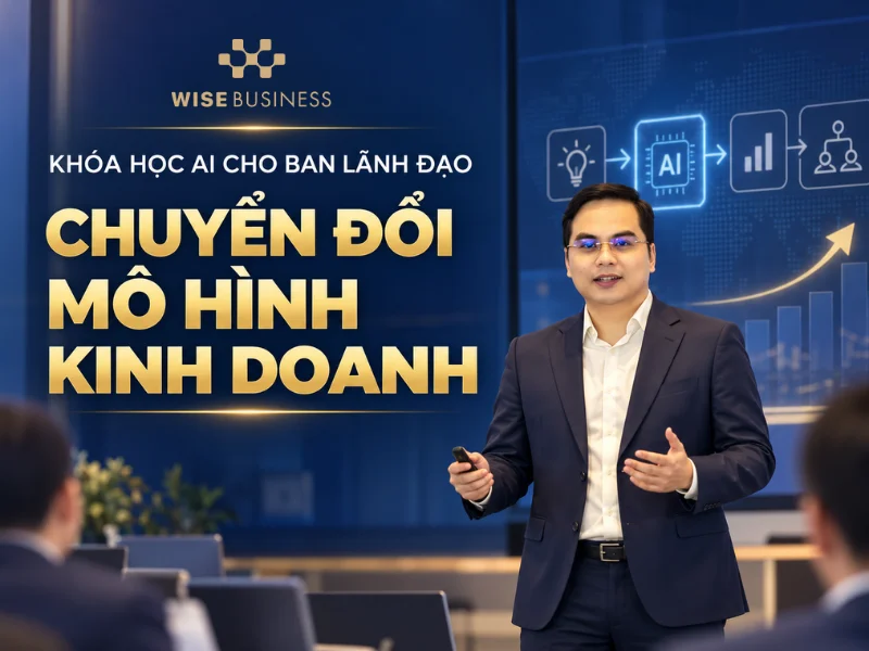 Khóa Học AI Cho Ban Lãnh Đạo Chuyển Đổi Mô Hình Kinh Doanh
