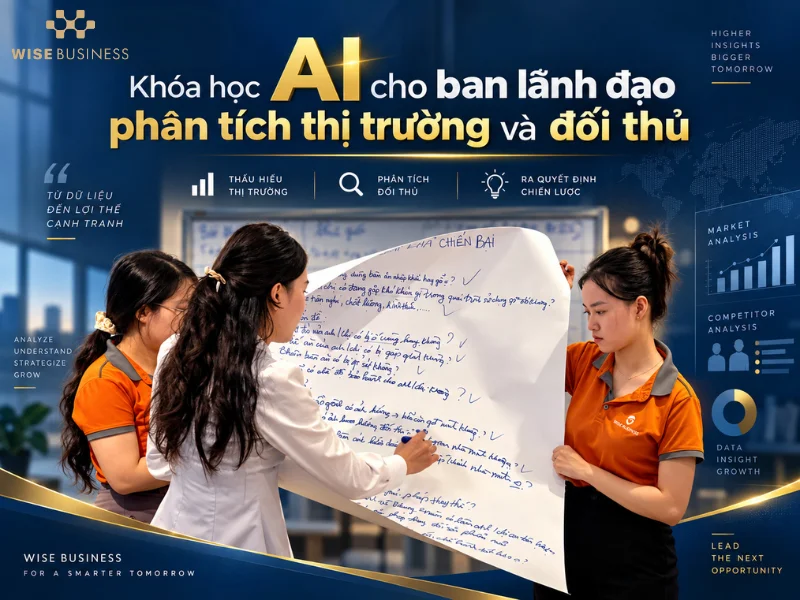 Khóa Học AI Cho Ban Lãnh Đạo Phân Tích Thị Trường Và Đối Thủ