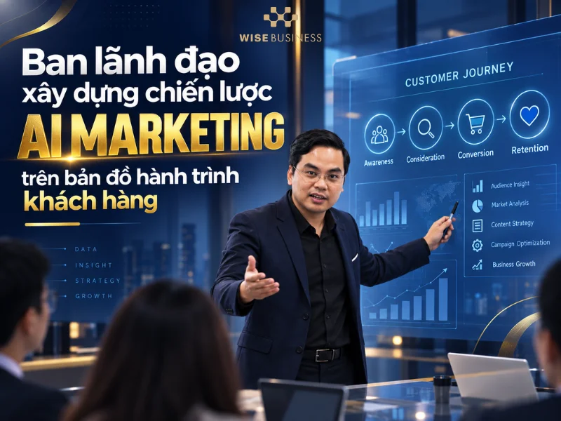 Khóa Học AI Cho Ban Lãnh Đạo Thiết Lập Chiến Lược Marketing AI