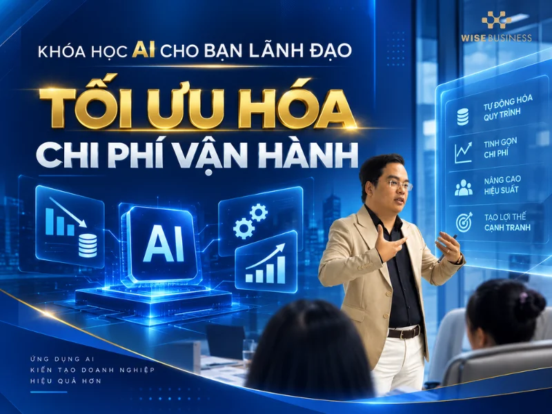 Khóa Học AI Cho Ban Lãnh Đạo Tối Ưu Hóa Chi Phí Vận Hành