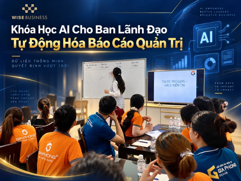 Khóa Học AI Cho Ban Lãnh Đạo Tự Động Hóa Báo Cáo Quản Trị