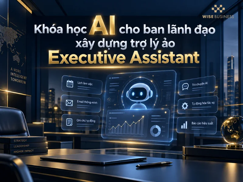 Khóa Học AI Cho Ban Lãnh Đạo Xây Dựng Trợ Lý Ảo Executive Assistant