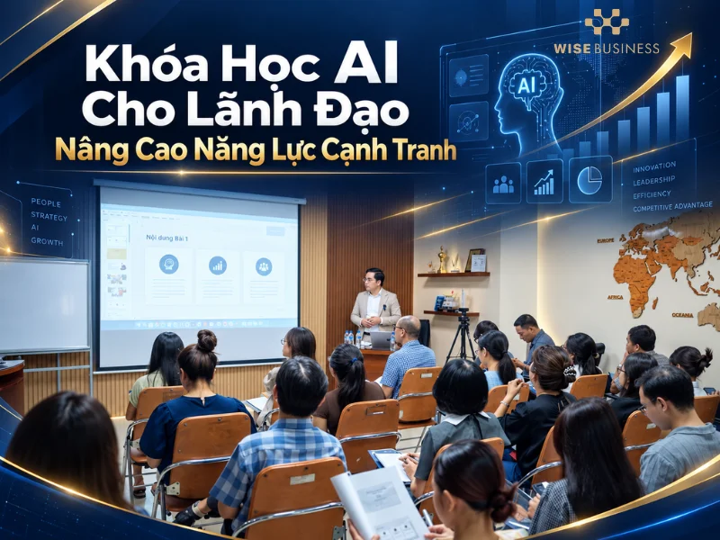 Khóa Học AI Cho Lãnh Đạo Nâng Cao Năng Lực Cạnh Tranh Doanh Nghiệp