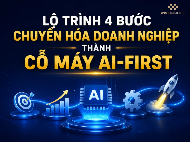 4. Lộ Trình 4 Bước Chuyển Hóa Doanh Nghiệp Thành Cỗ Máy AI-First