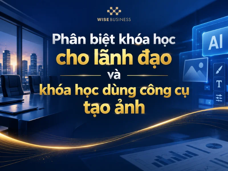 Phân biệt khóa học cho lãnh đạo và khóa học dùng công cụ
