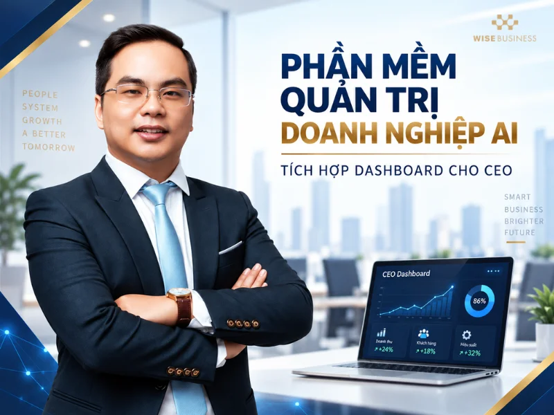 Phần Mềm Quản Trị Doanh Nghiệp AI Tích Hợp Dashboard Cho CEO