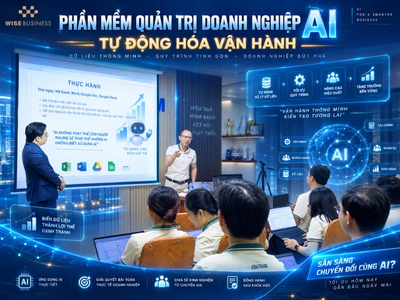Phần Mềm Quản Trị Doanh Nghiệp AI Tự Động Hóa Vận Hành