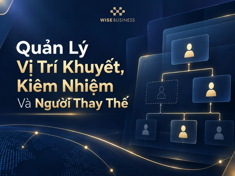 Quản Lý Vị Trí Khuyết, Kiêm Nhiệm Và Người Thay Thế