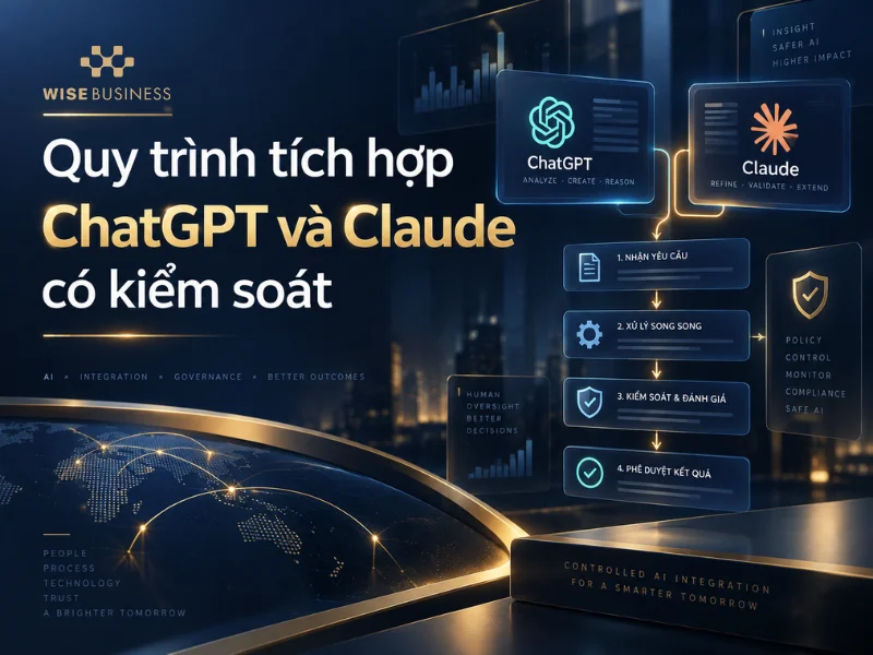 Chương trình khóa học AI cho ban lãnh đạo tích hợp ChatGPT và Claude