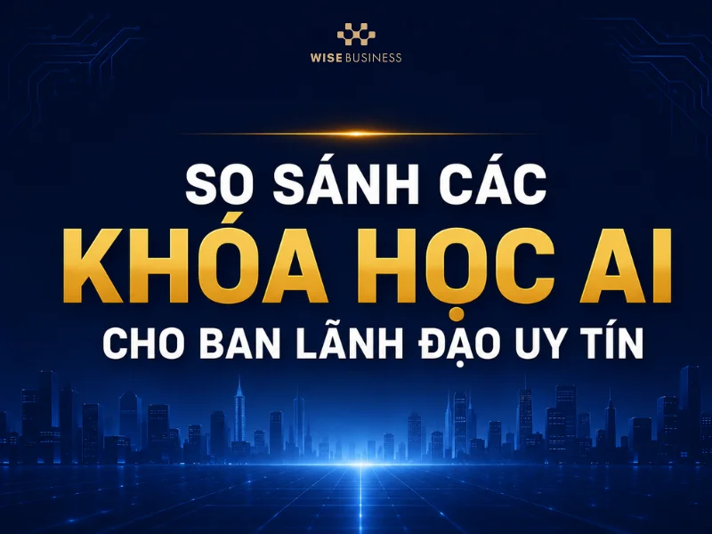 So Sánh Các Khóa Học AI Cho Ban Lãnh Đạo Uy Tín
