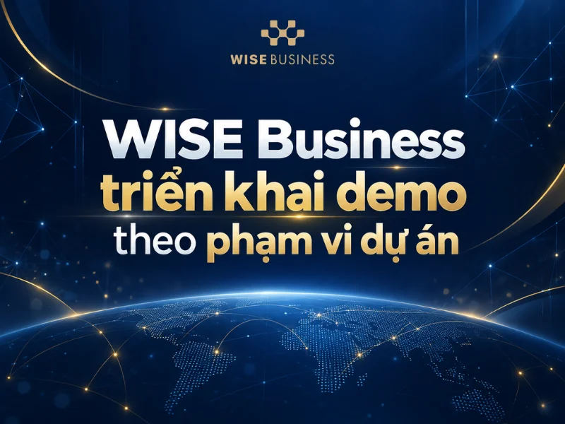 WISE Business triển khai demo theo phạm vi dự án