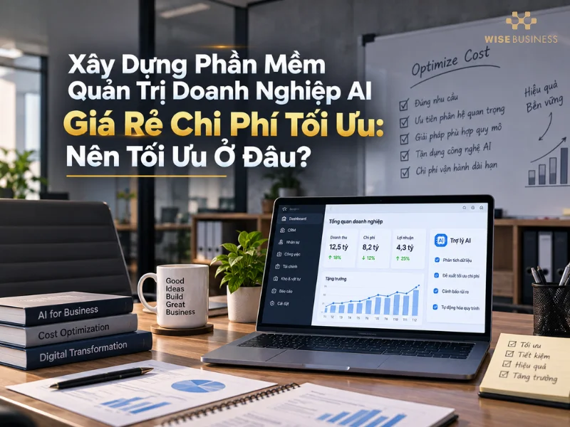 Xây Dựng Phần Mềm Quản Trị Doanh Nghiệp AI Giá Rẻ Chi Phí Tối Ưu: Nên Tối Ưu Ở Đâu?