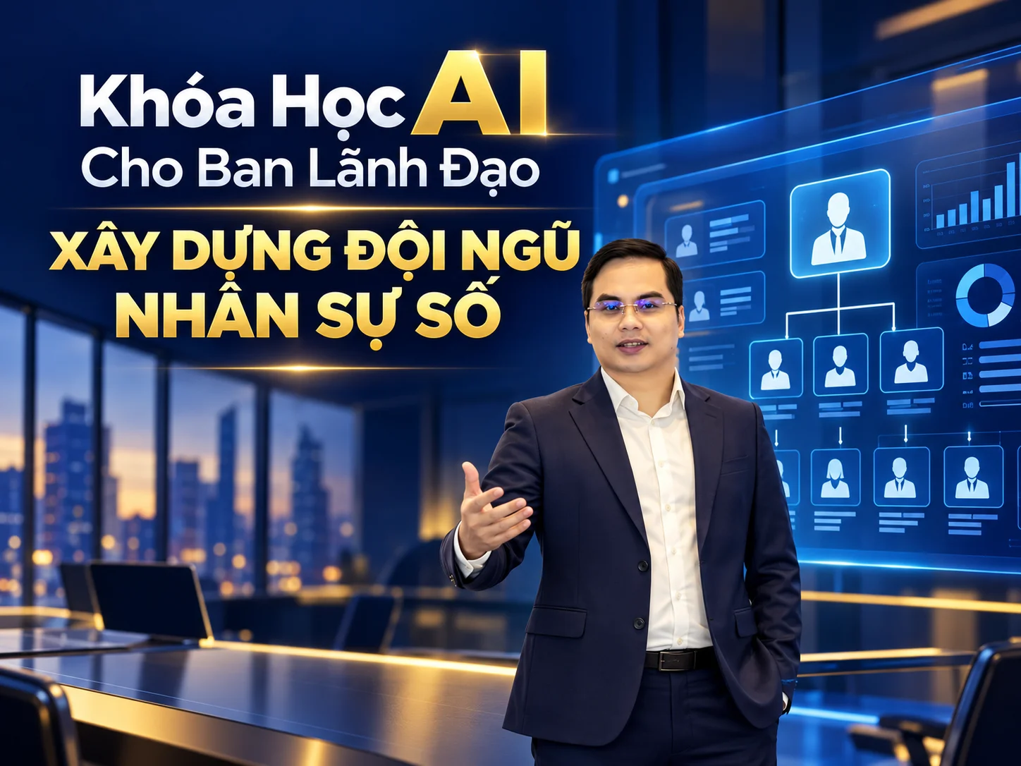 Khóa Học AI Cho Ban Lãnh Đạo Xây Dựng Đội Ngũ Nhân Sự Số