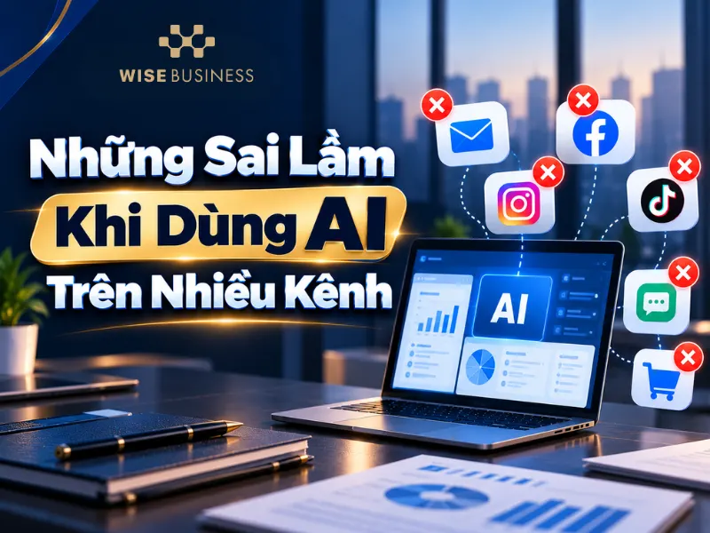 Những Sai Lầm Khi Dùng AI Trên Nhiều Kênh