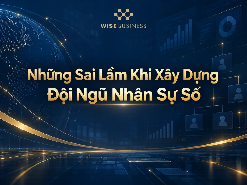 Những Sai Lầm Khi Xây Dựng Đội Ngũ Nhân Sự Số