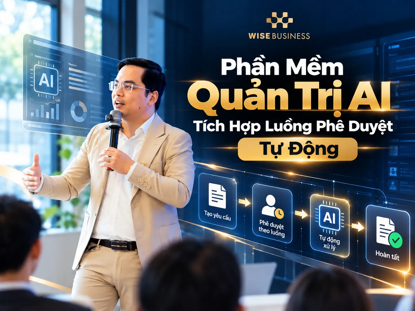 Phần Mềm Quản Trị AI Tích Hợp Luồng Phê Duyệt Tự Động
