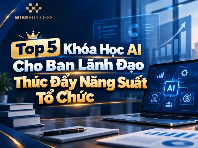 Top 5 Khóa Học AI Cho Ban Lãnh Đạo Thúc Đẩy Năng Suất Tổ Chức