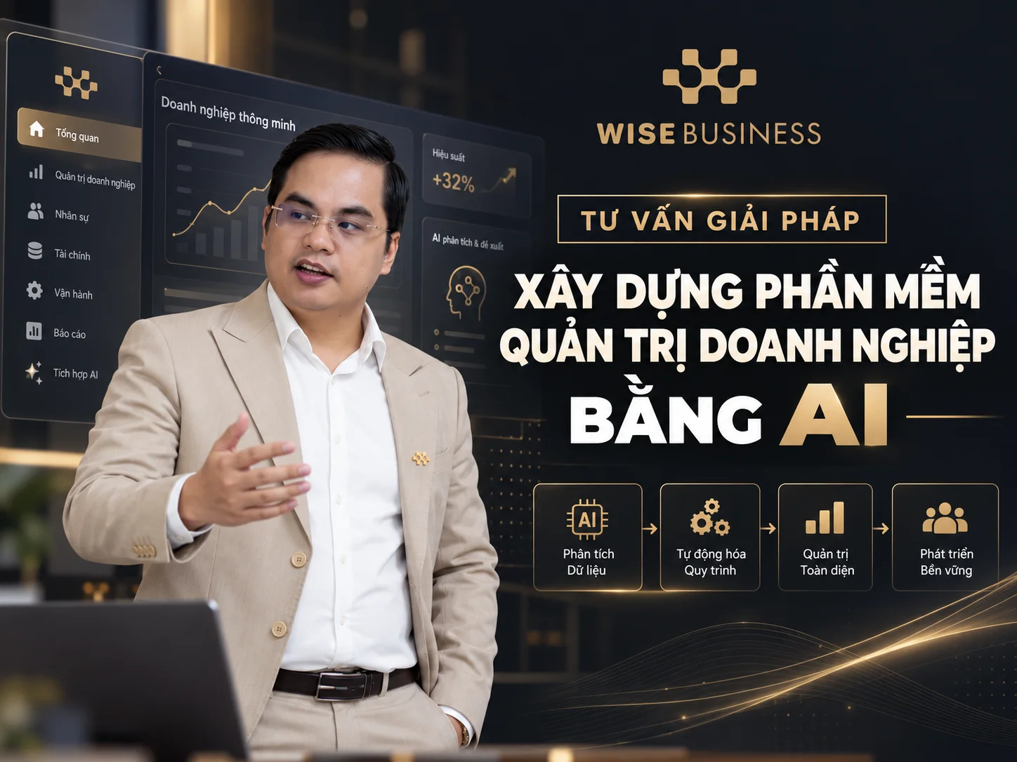 Tư Vấn Giải Pháp Xây Dựng Phần Mềm Quản Trị Doanh Nghiệp Bằng AI